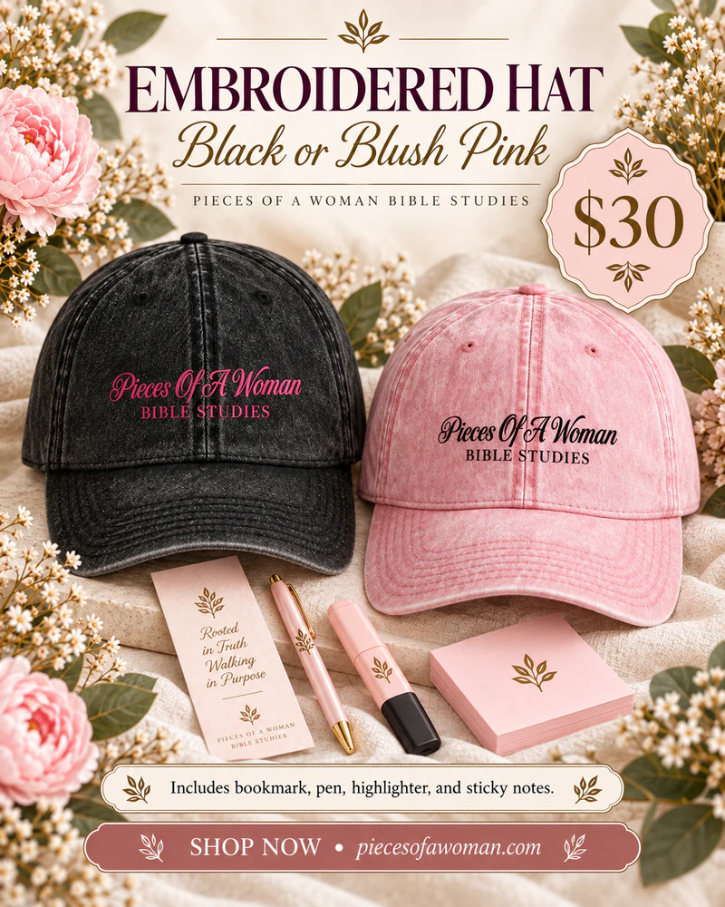 Pieces Of A Woman Bible Studies Hat